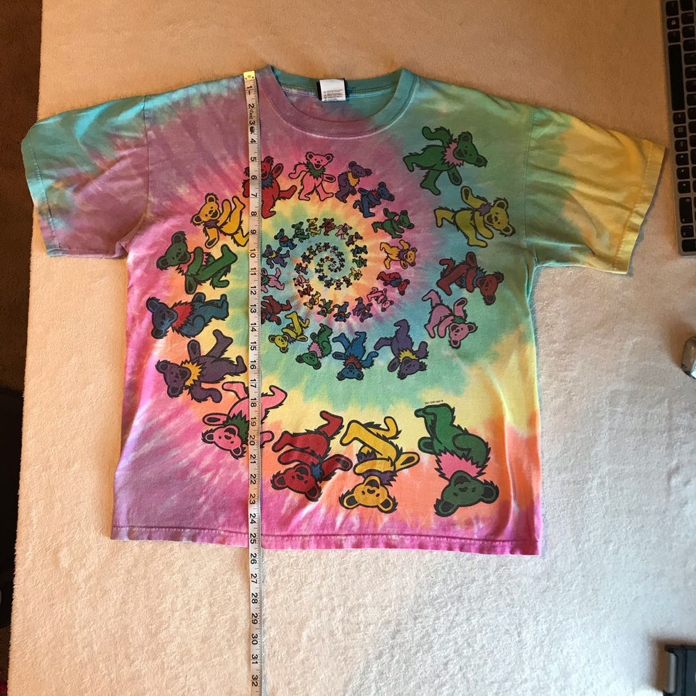 VTG Liquid Blue Grateful Dead dancing bears size M